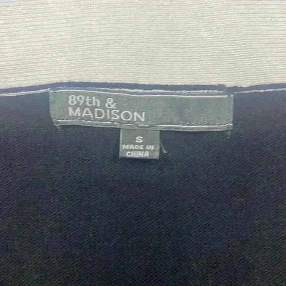 89th & Madison sweater. Black and white. Women’s size small. - Picture 5 of 6